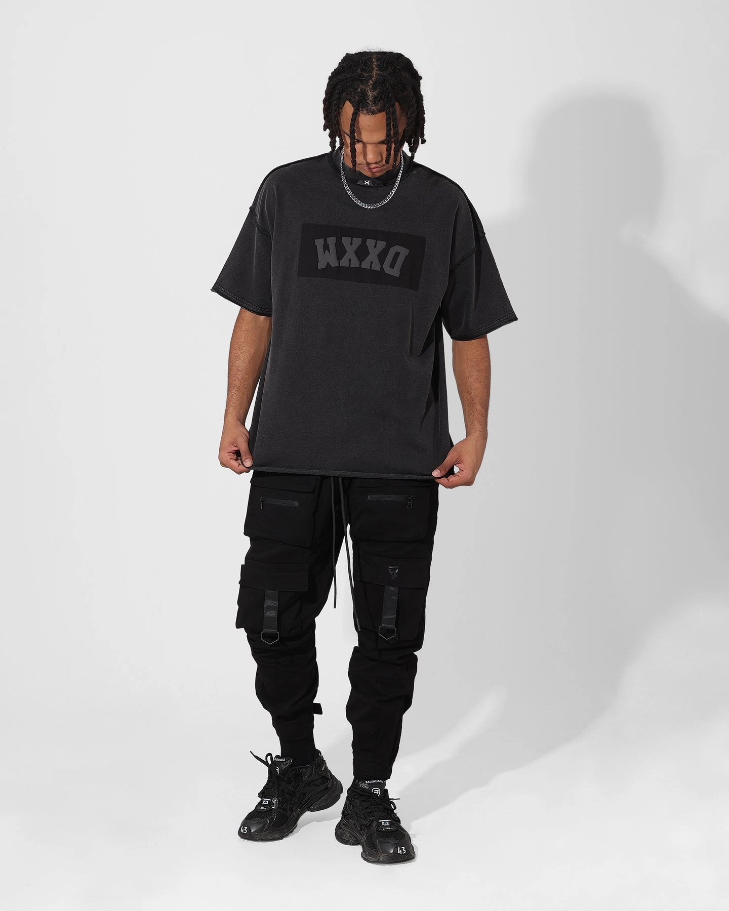 DXXMLIFE L-7 A V3L3DRXME T-Shirt Vintage Black Functional Comfort