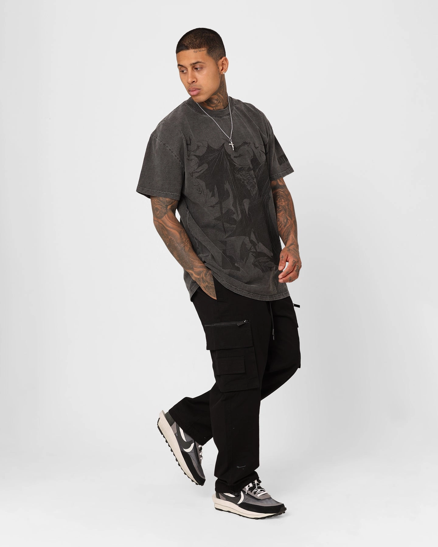 Goat Crew X DC Batman Issue #423 Noir Heavyweight Vintage T-Shirt Black Wash Quality Comfort