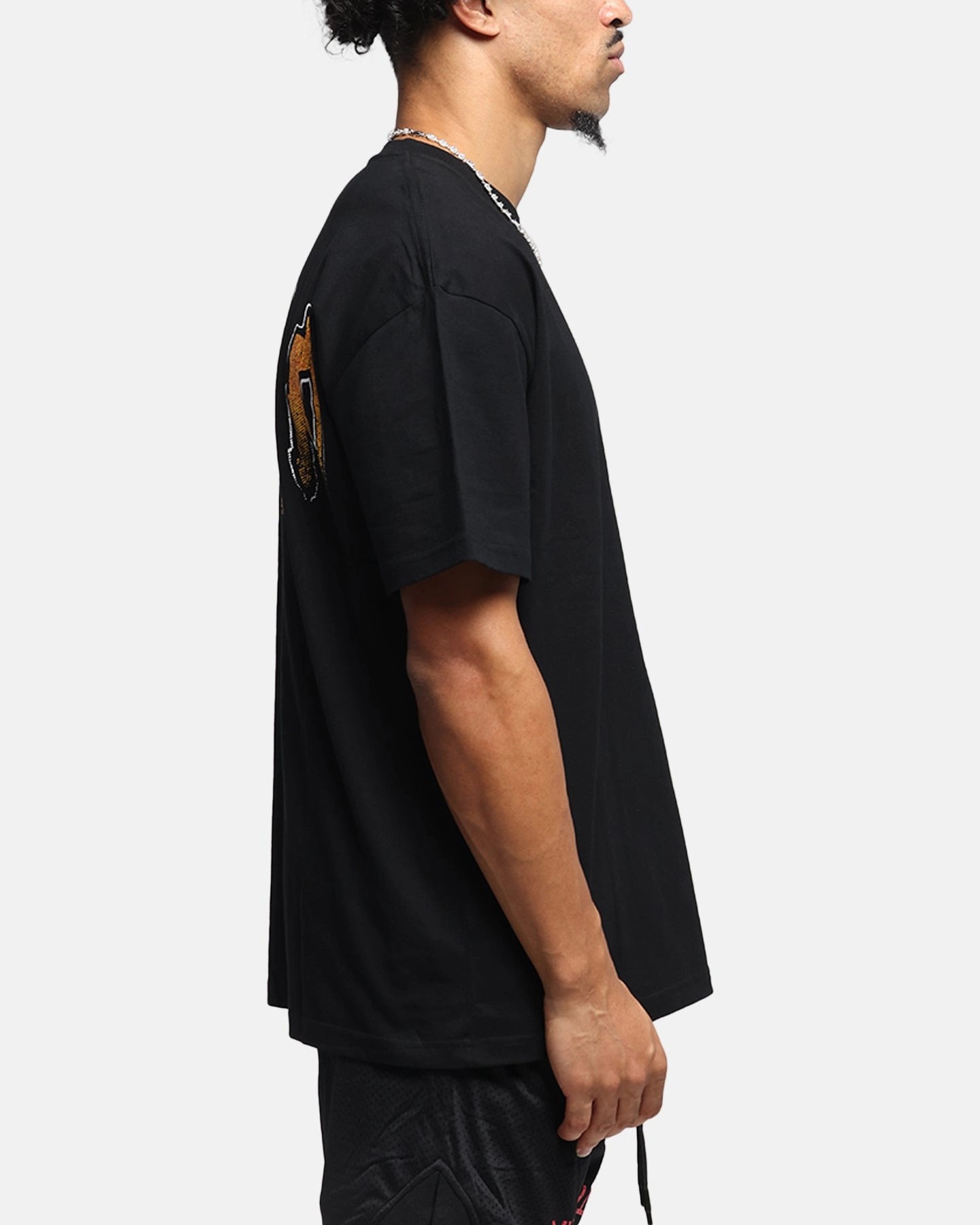 The Anti Order Anti Collegate Boxy T-Shirt Black Antibacterial Treatment Easy Wear Look