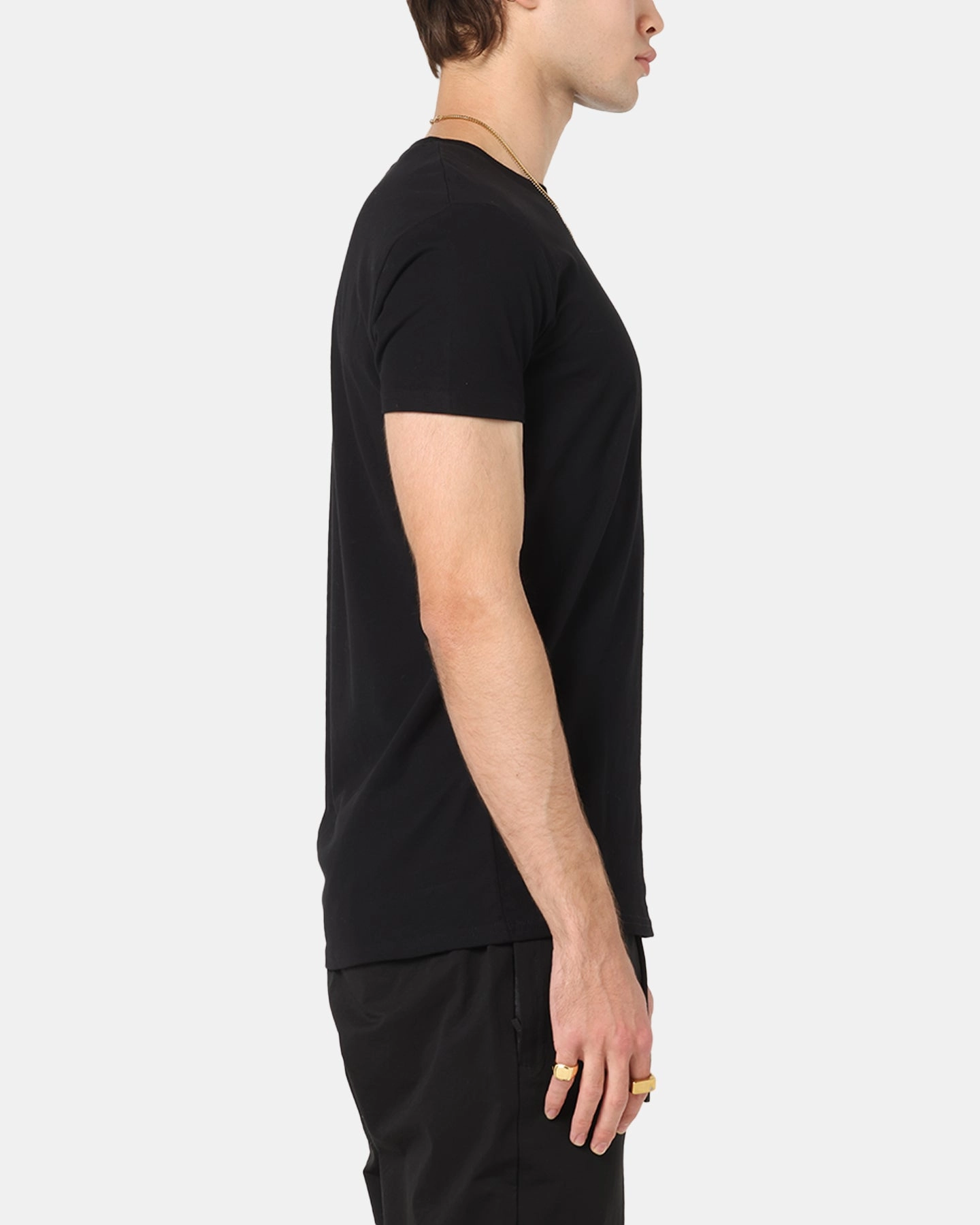 Sik Silk Muscle T-Shirt Black Adult sophistication