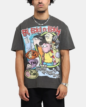 American Thrift X Cartoon Network Ed Edd N Eddy Heavy T-Shirt Black Wash City Smart Look Low carbon footprint