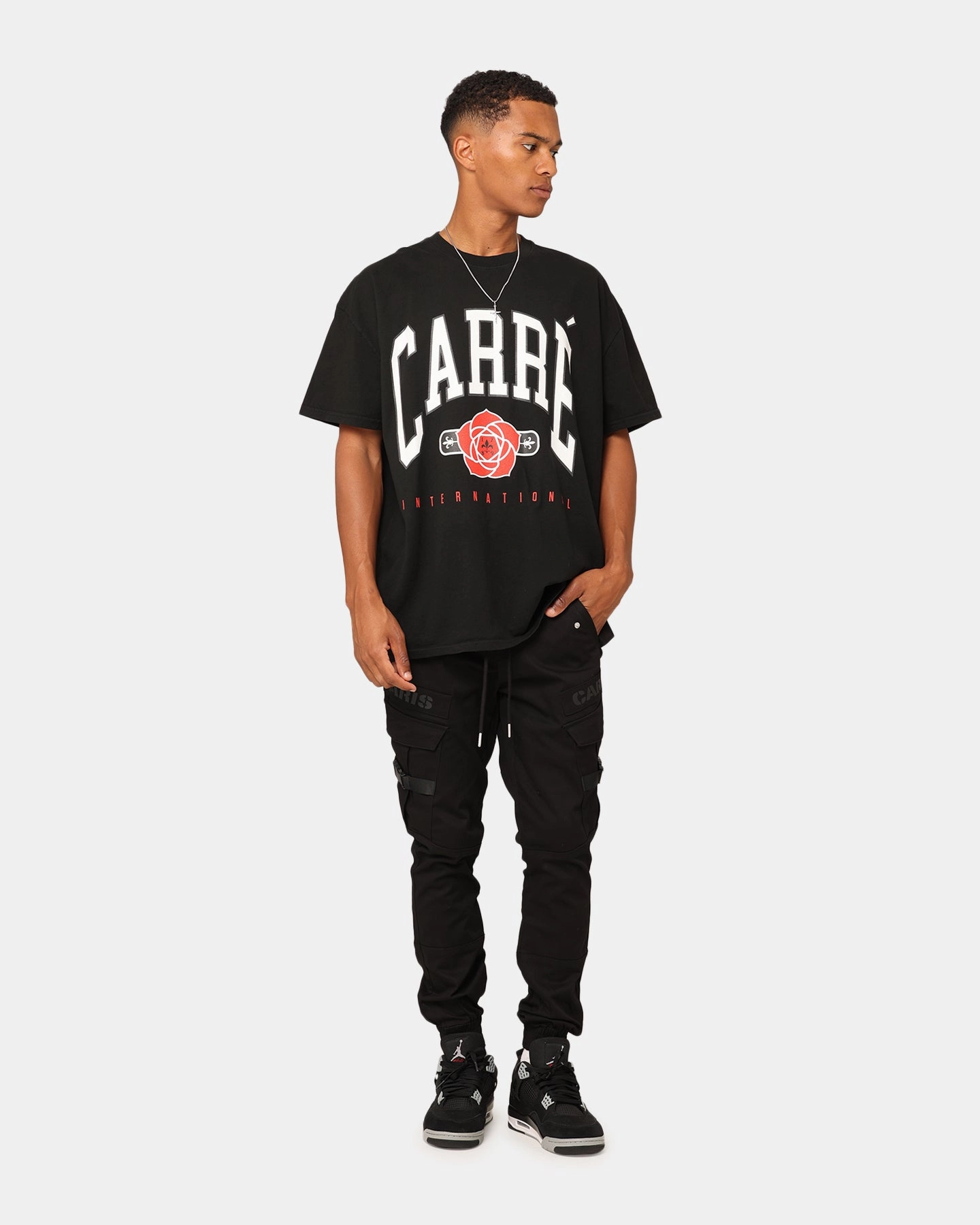 AdjustableDrawstring Carr?? Transition Cargo Joggers Black/Black
