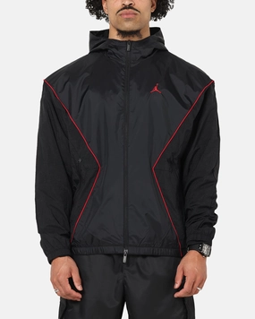 Jordan Brooklyn Draft Jacket Black/Black/Red Insulated Comfort starlight