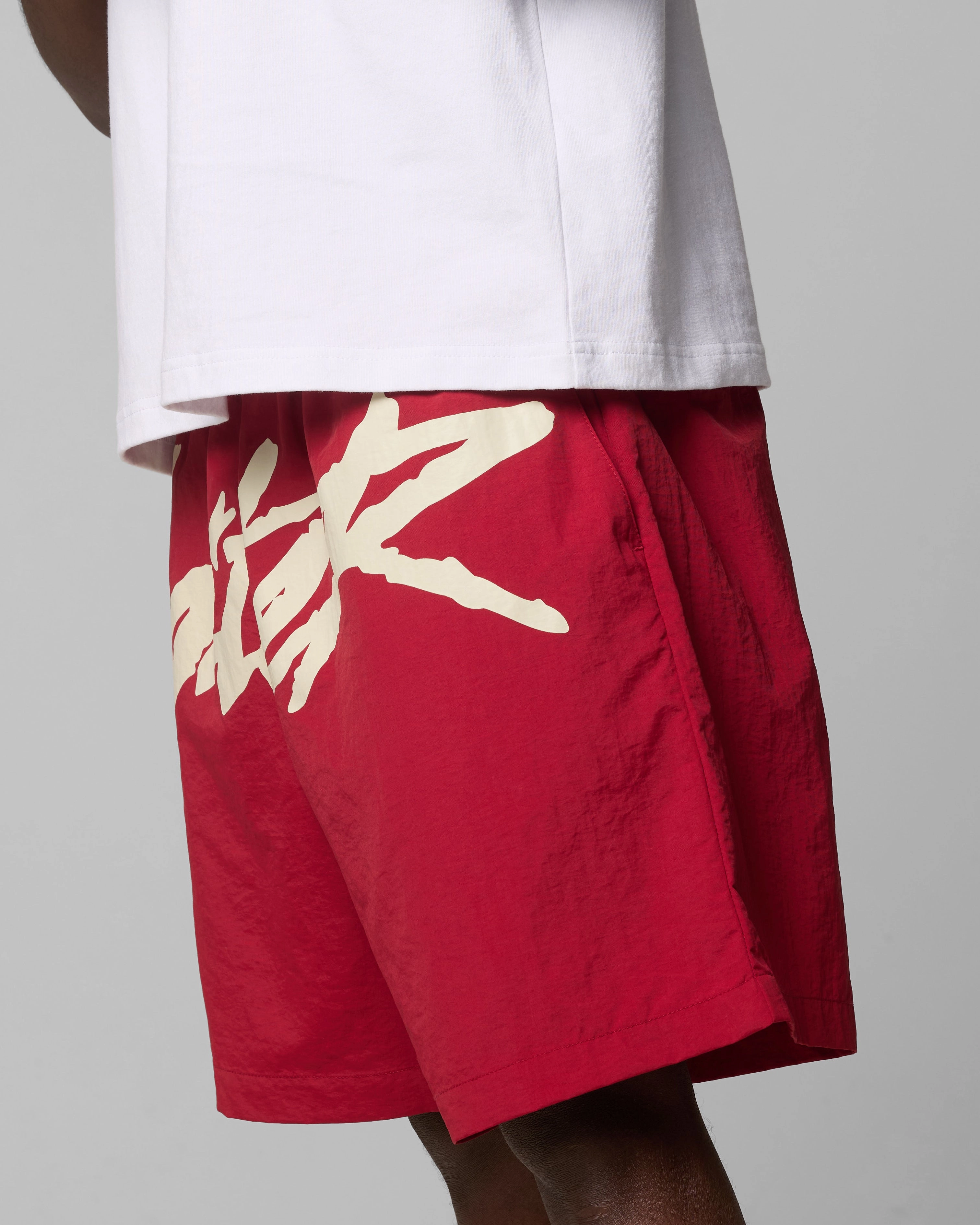 Odor Resistant Finish Loiter Rodeo Shorts Red