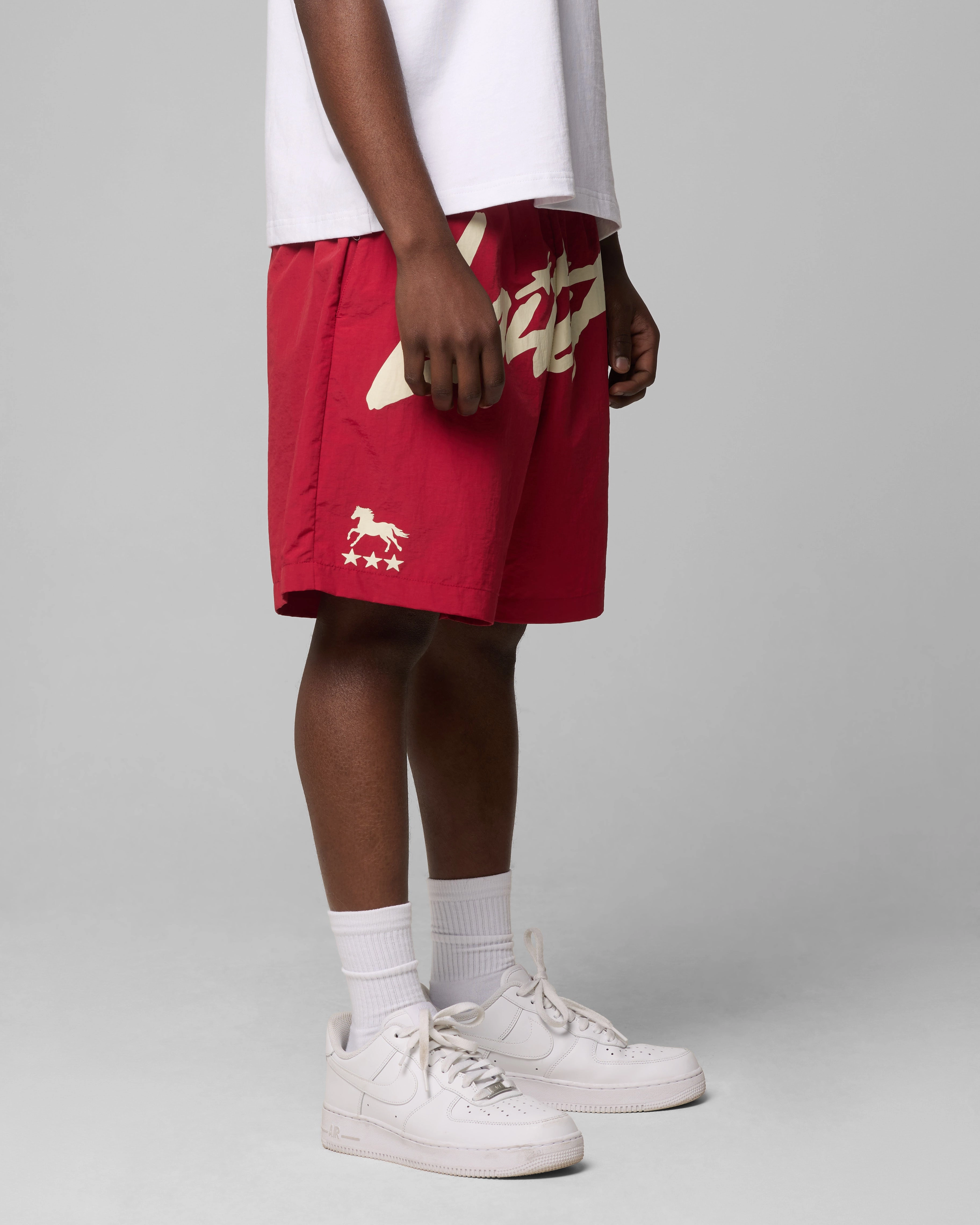 Loiter Rodeo Shorts Red Urban Mood
