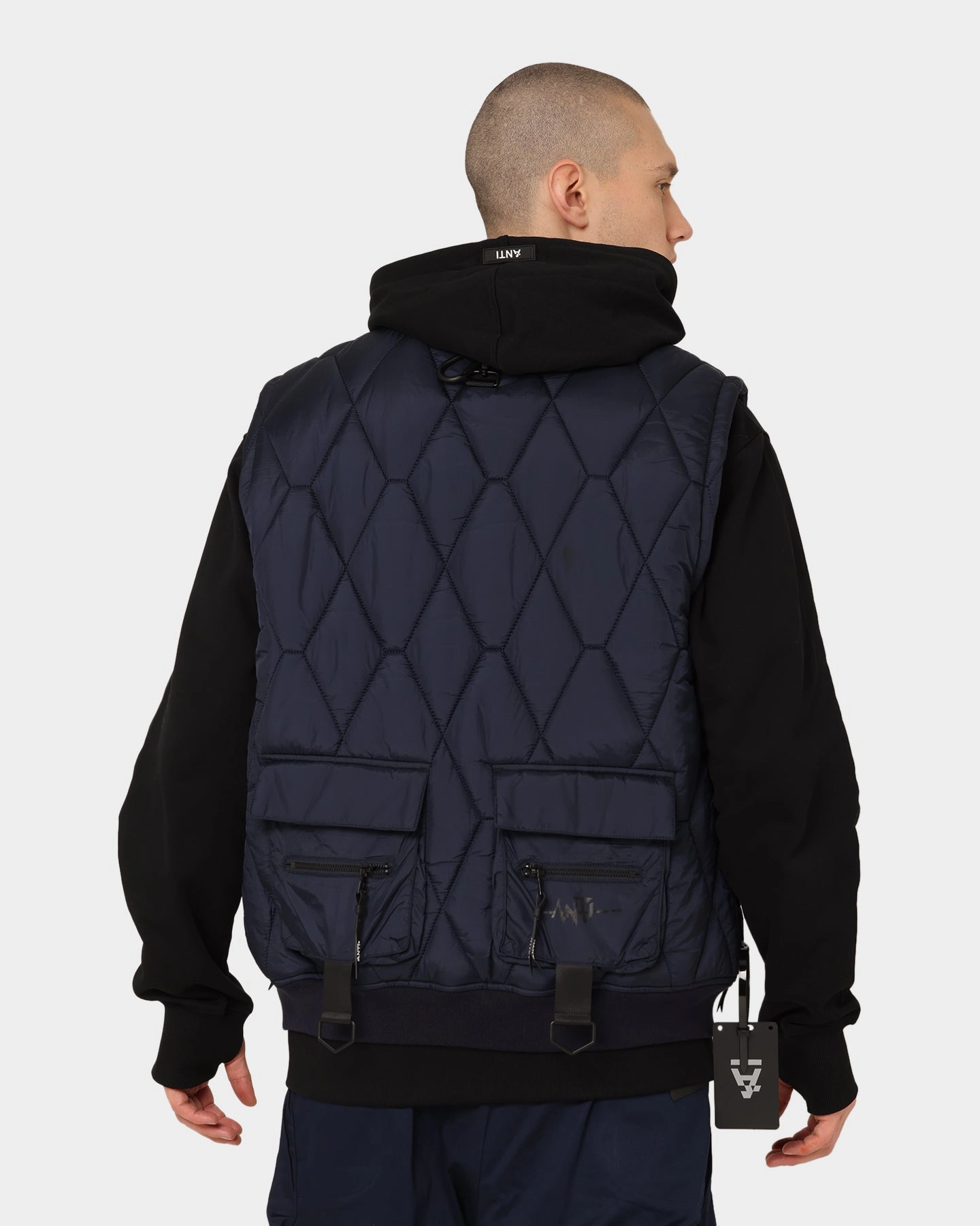 The Anti Order CHKDSK Tactical Vest Navy Softshell Material