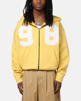 Rugged Outerwear Loiter Cosmos Zip Hoodie Yellow