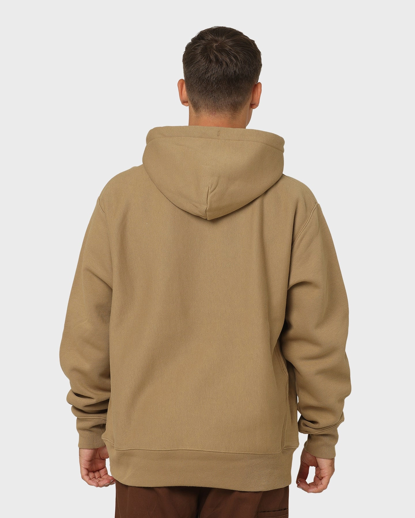Reverse Weave Hoodie Whole Wheat Khaki Gravity Defying Weight