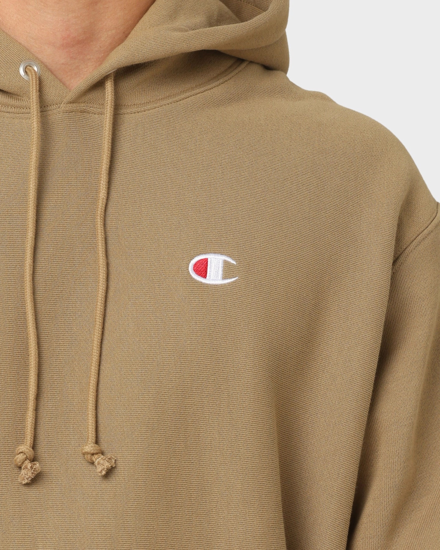 Reverse Weave Hoodie Whole Wheat Khaki actors
