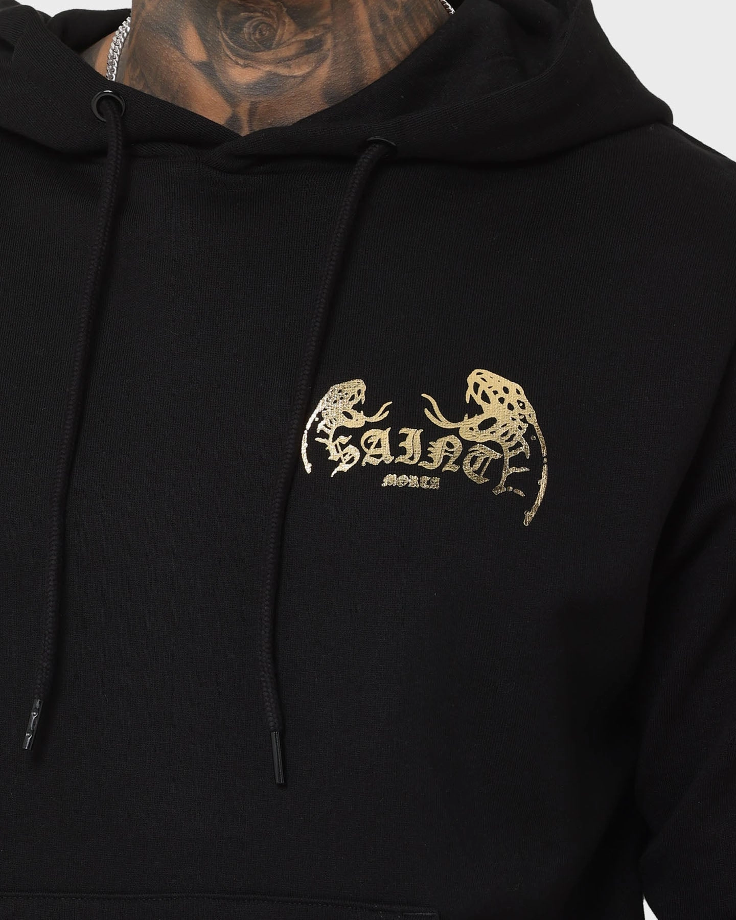 Saint Morta Venomous New Age Vintage Hoodie Black Explain