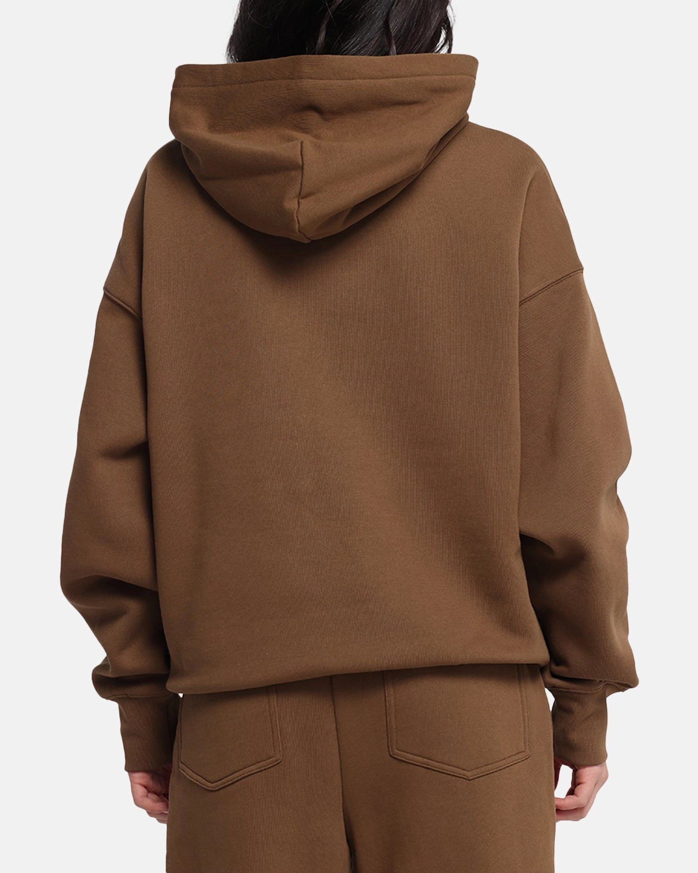 Loiter Hybrid Premium Hoodie Brown Gray