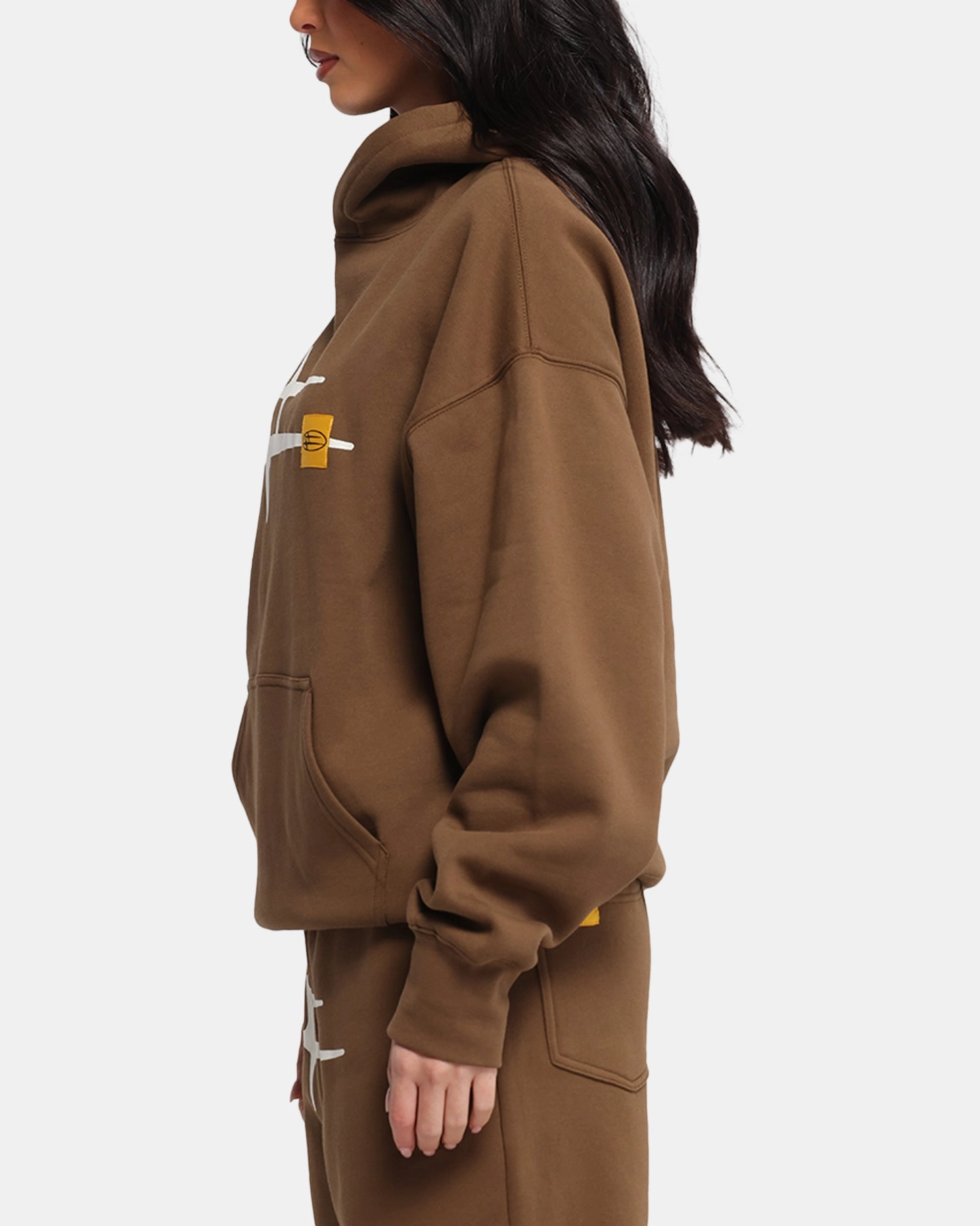 Spark Inspire Loiter Hybrid Premium Hoodie Brown
