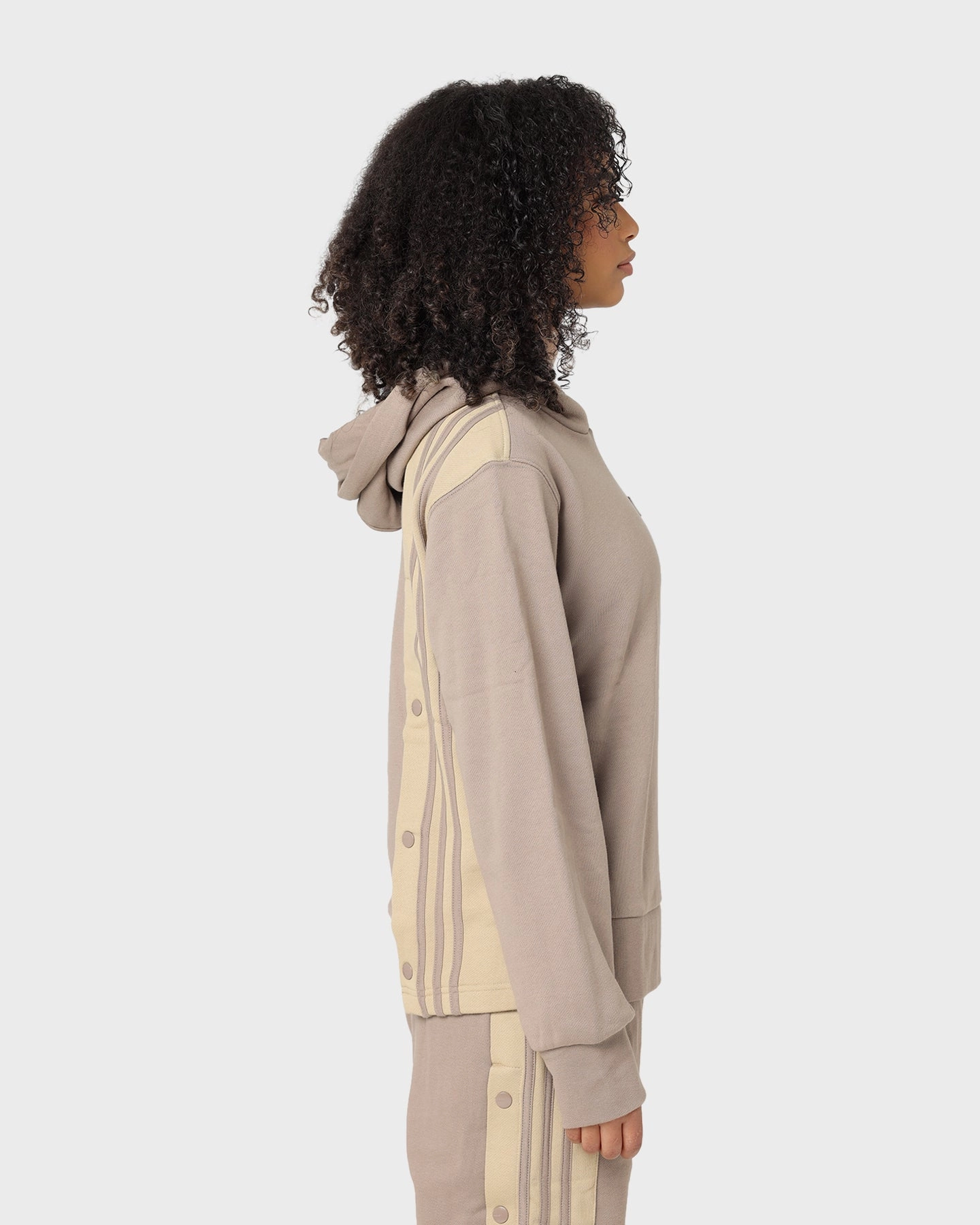 Adidas Women's Adibreak Hoodie Brown/Beige Compete Secure Closures