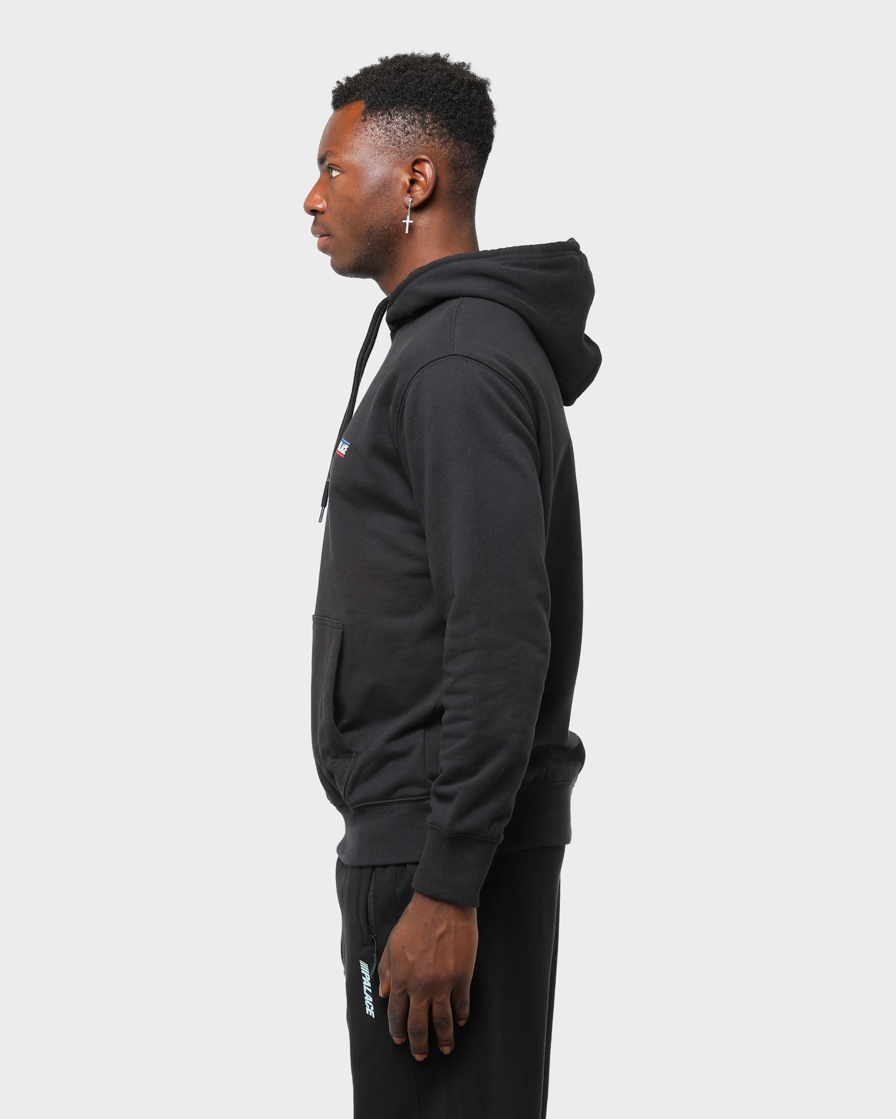 Streetwear Style Palace Men's Basically A Hoodie Black
