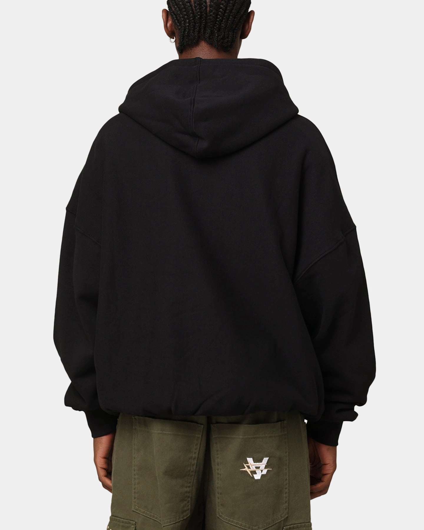 The Anti Order Logo Boxy Hoodie Black Valentine's Day Goggles
