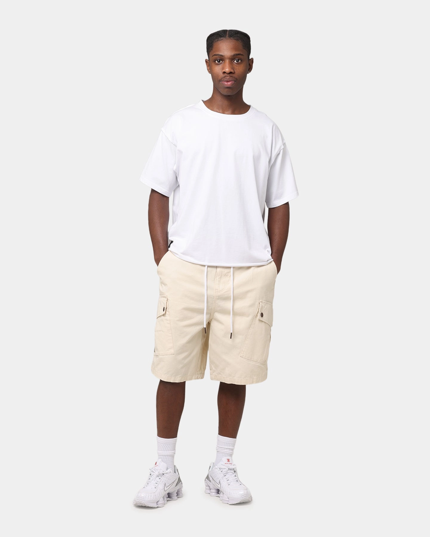 Carre Quality Cargo Shorts Stone Lightweight Feel