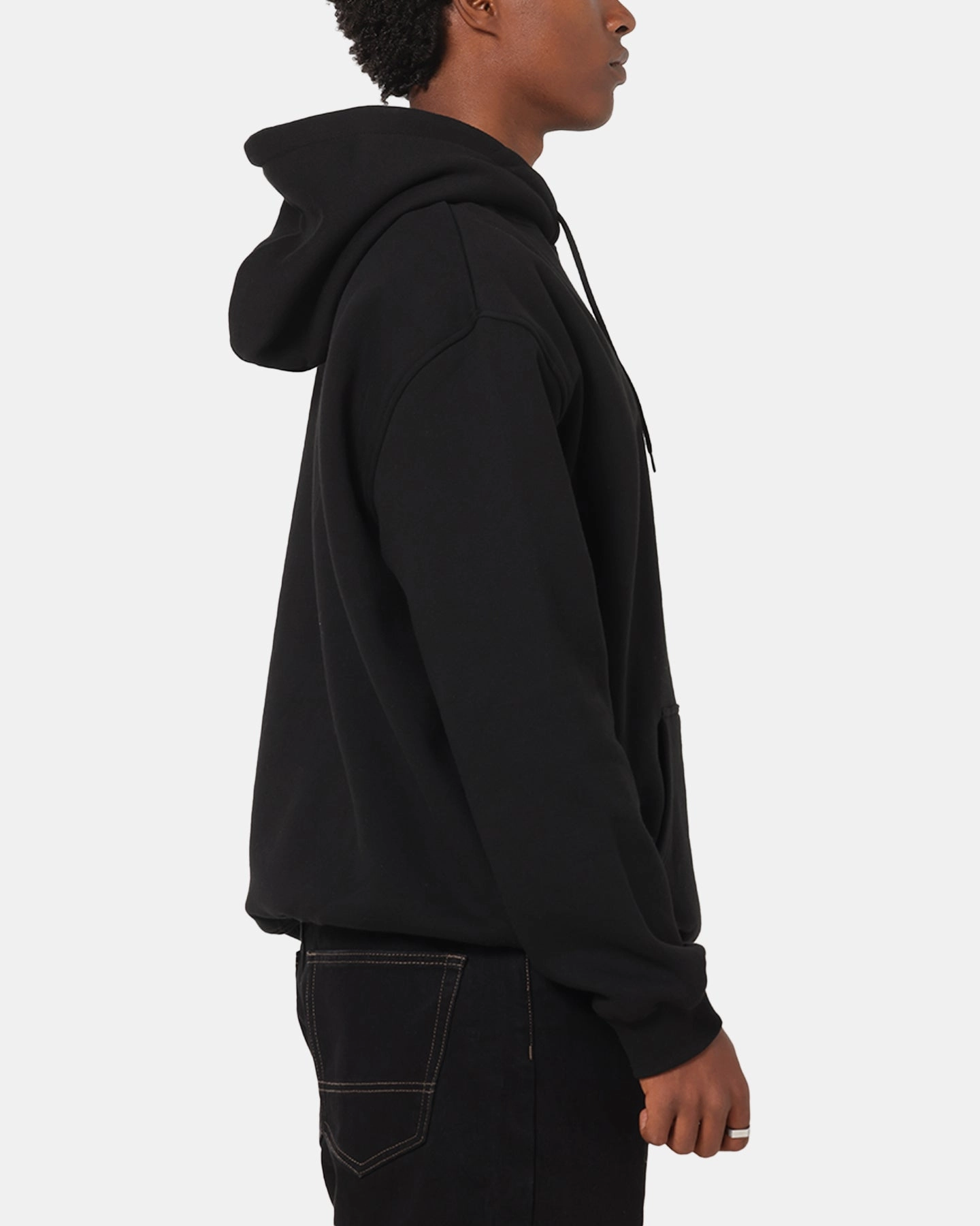 Anti Slip Shoulder Straps S Double Crown Dot Hoodie Black