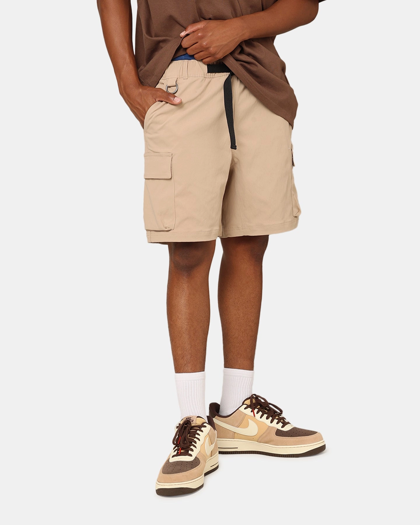 Champion Reb Script Hike Shorts Beam Easy Adjust Drawcord