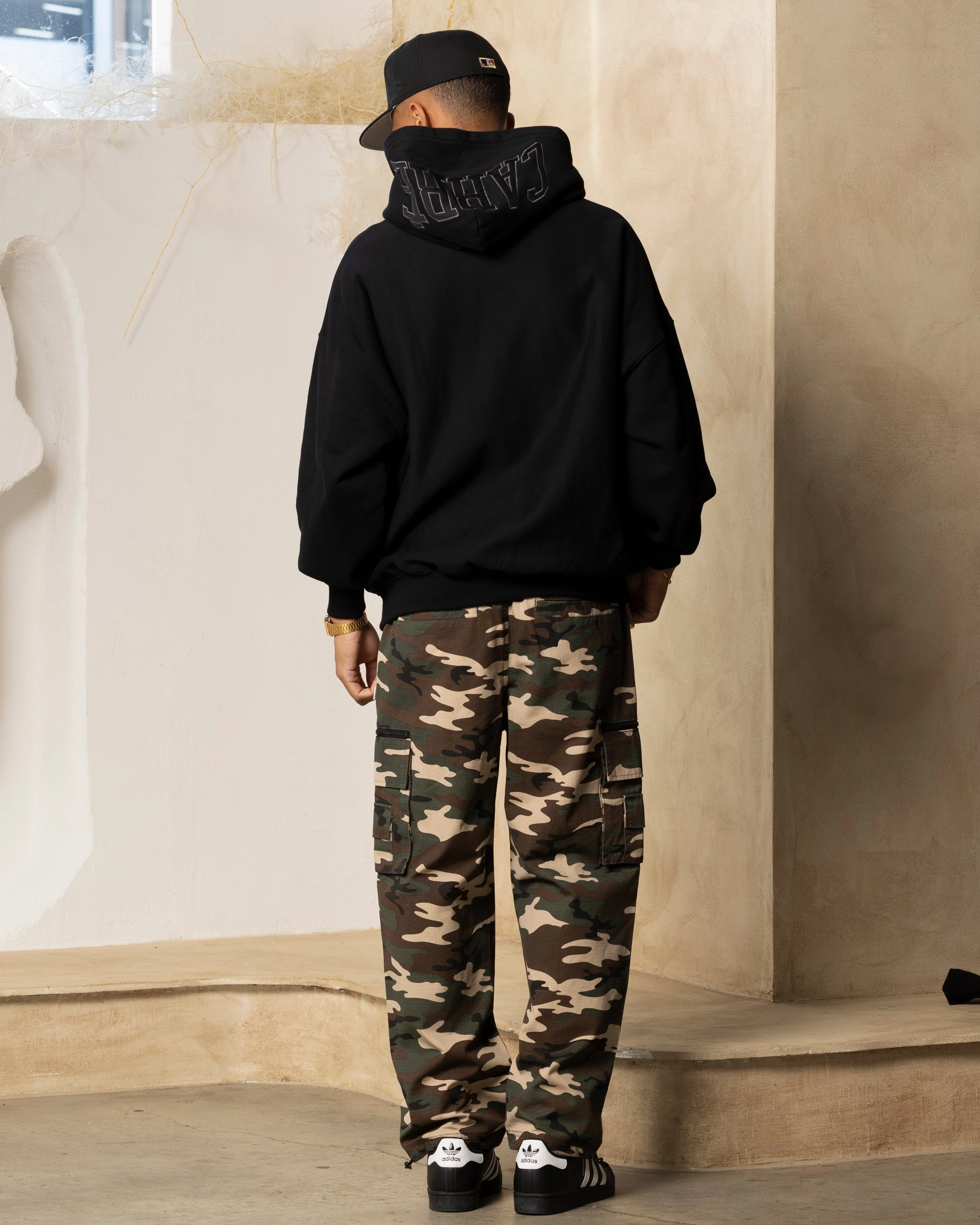 Choice Carre Arch Oversized Hoodie Black/Black