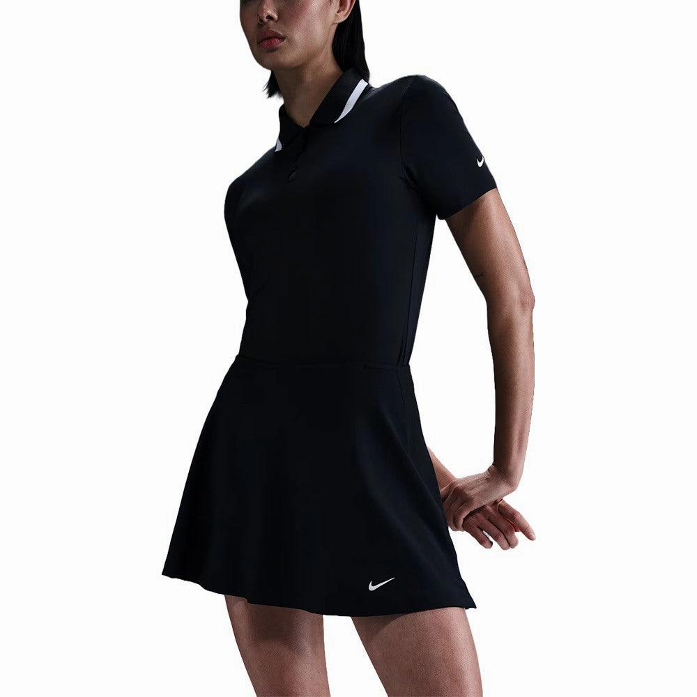 Spring Must Have Nike Dri-FIT Tour Flouncy Golf Skirt Black/White - FW25 Women