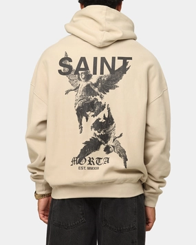 Breathable fabric Foundation Saint Morta Heavens Boxy Hoodie Stone