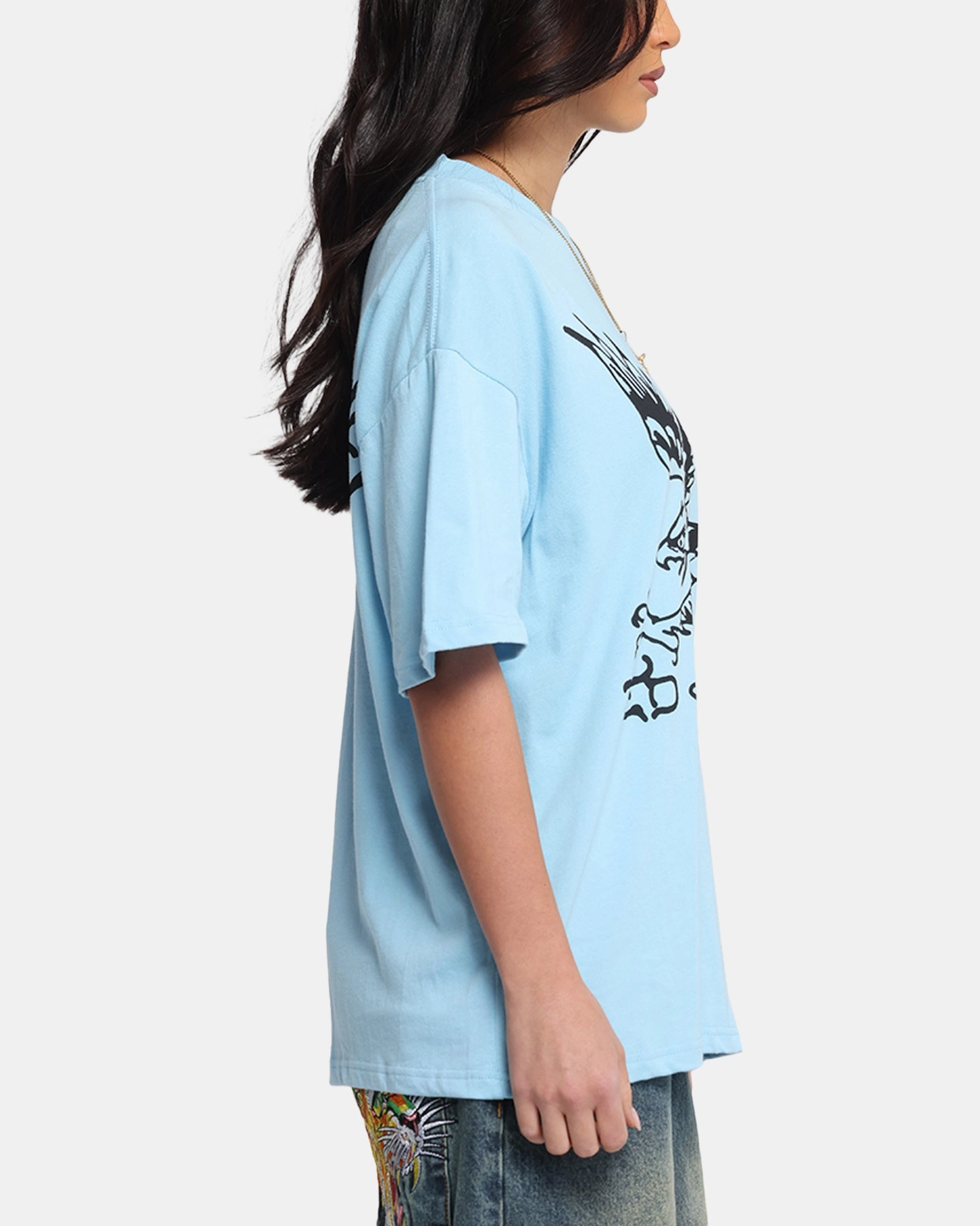 Ed Hardy Eagle T-Shirt Blue Street Ready