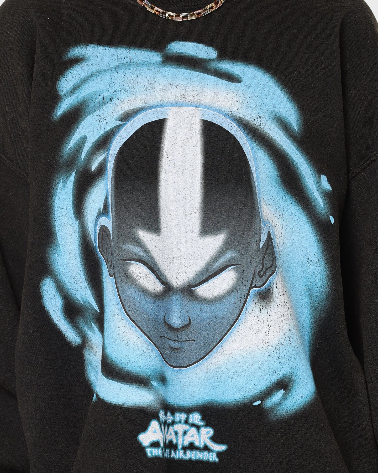 Goat Crew X Avatar: Avatar State Vintage Crewneck Washed Black Everyday Comfort Style Versatile Wardrobe Piece