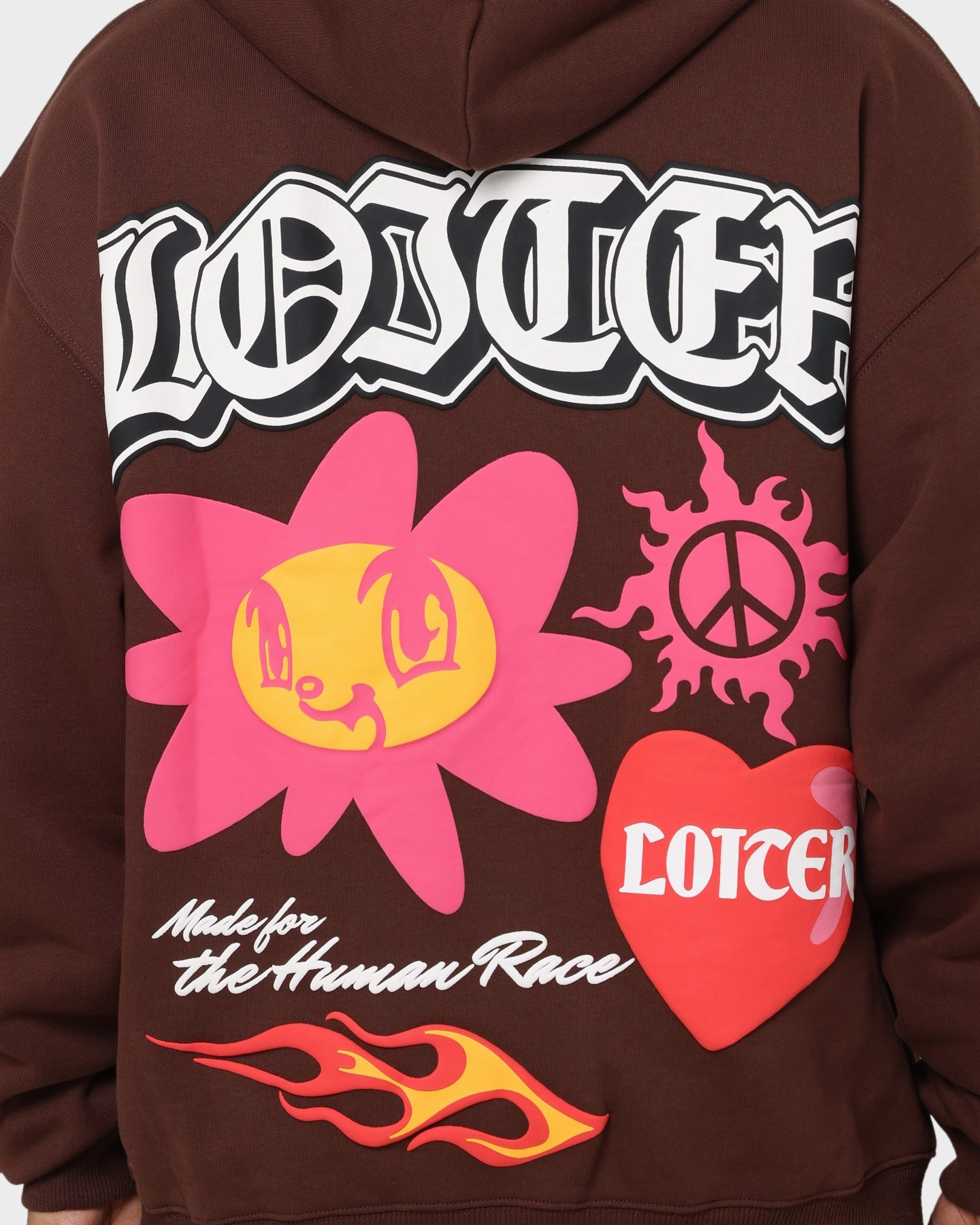 Loiter Euphoric Hoodie Brown backpack Approve