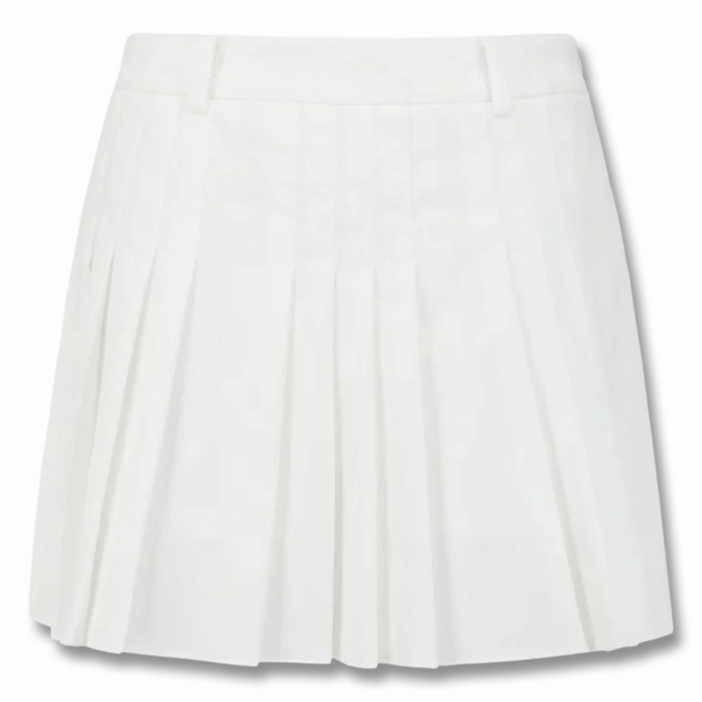 Soft Vibe Flexible Comfort WAAC Blade Pleats Golf Skort White - SP25 Women
