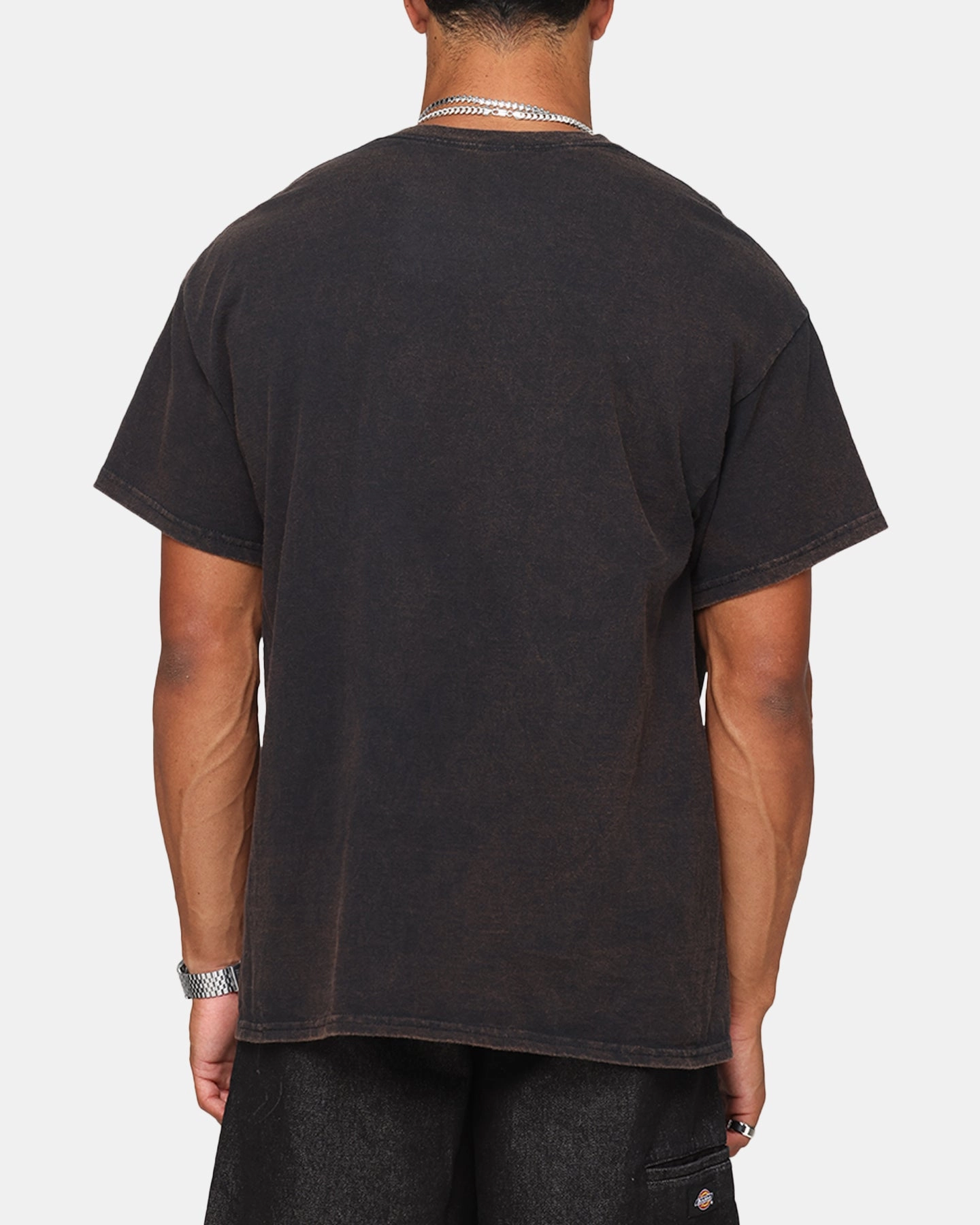 Collared formality Cozy Comfort Look Korn Logo Noise T-Shirt Black Vintage