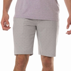 TravisMathew Barnacle Golf Shorts Heather Sleet - SS22 Men Breathable Cut