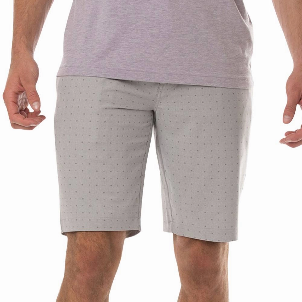 Abrasion Resistant Surface TravisMathew Barnacle Golf Shorts Heather Sleet - SS22 Men