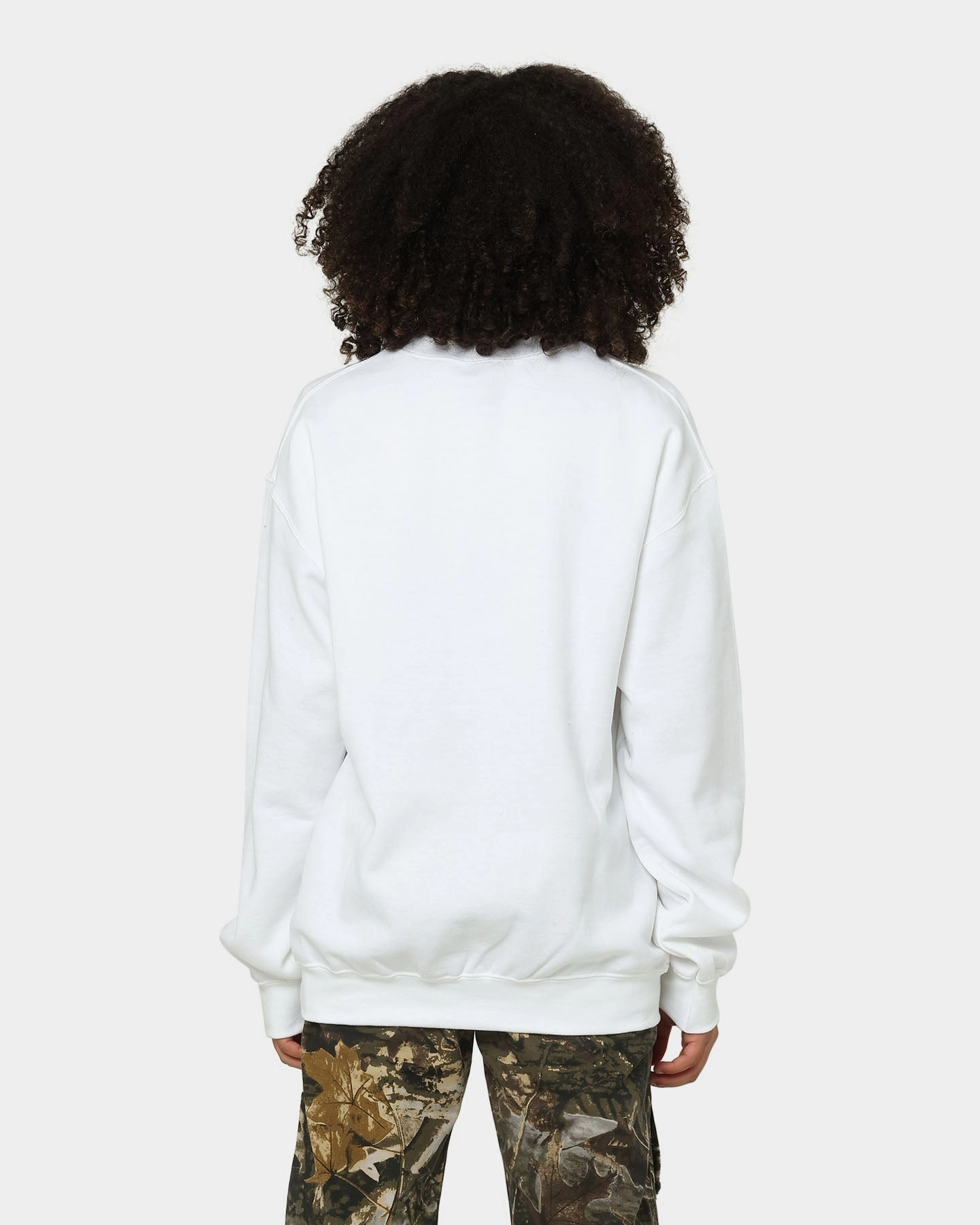 Beastie Boys Forest Animal Crewneck White Everyday Fashion Look On-the-Go Fashion