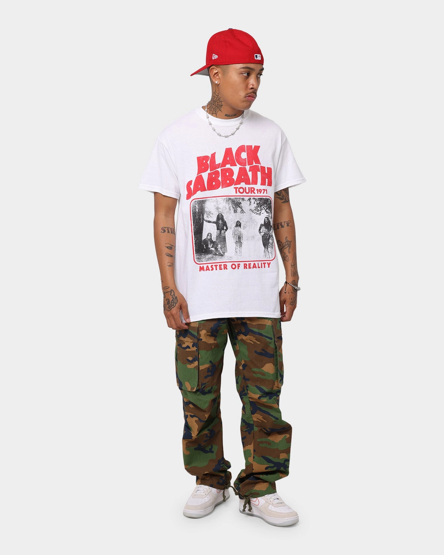 Breathable Layer Bravado Master of Reality Vintage T-Shirt White
