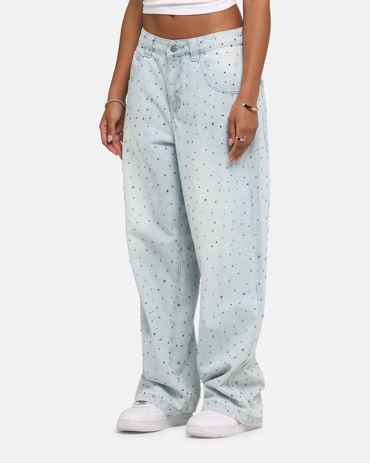 Smart Fit Saint Morta Amplus Glamourama Jeans Blue Dust