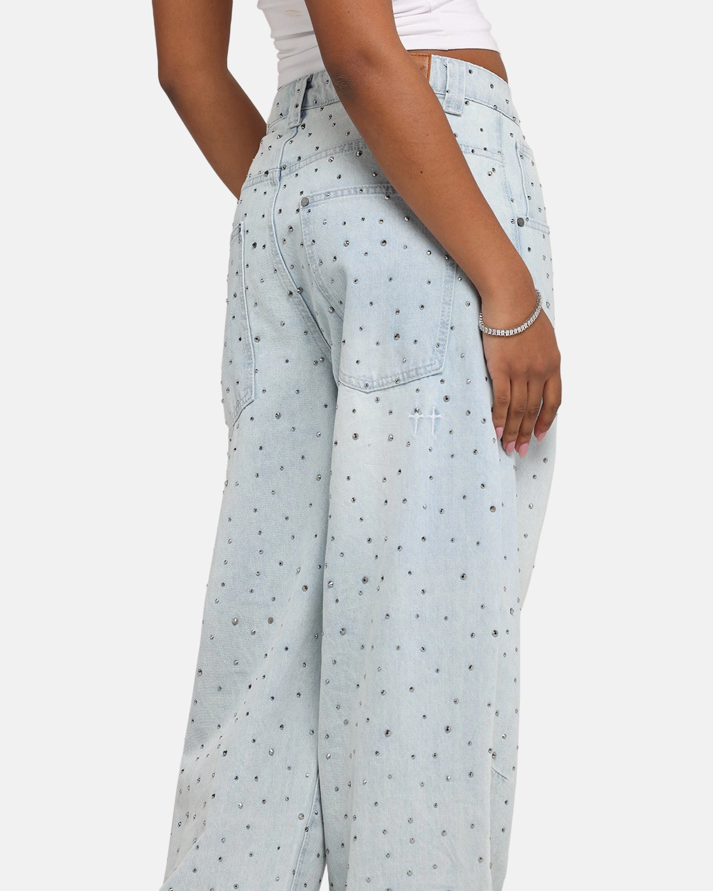 Urban Uniform Saint Morta Amplus Glamourama Jeans Blue Dust