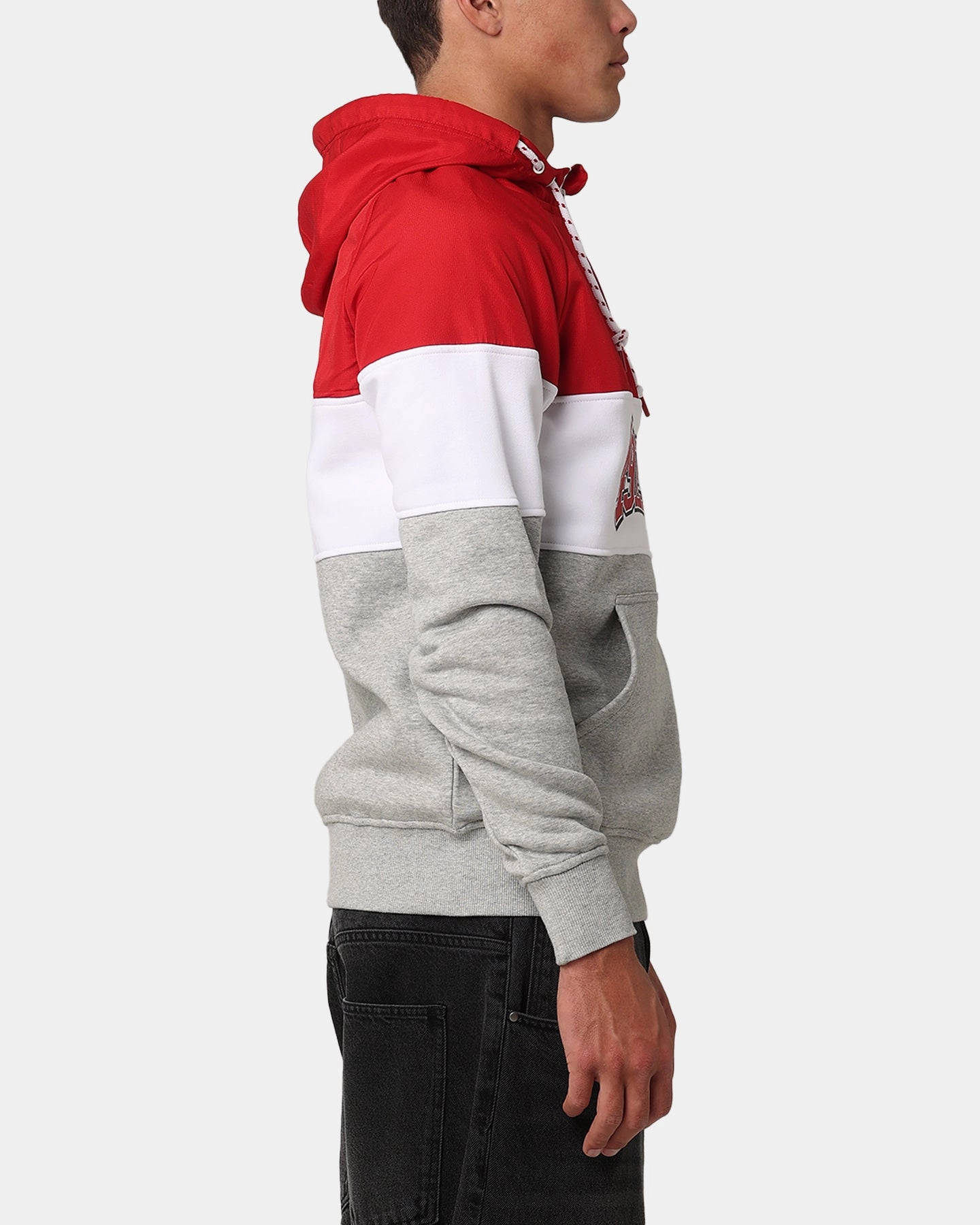 New Era San Francisco 49ers Quarter Zip Hoodie Red Confidence booster
