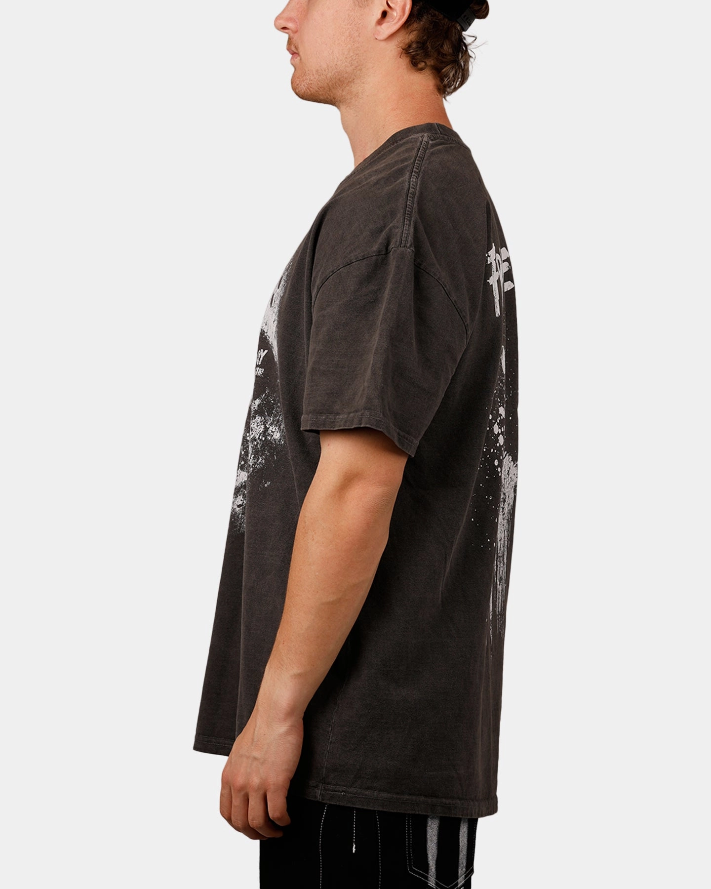 American Thrift X Friday The 13th 'Horror Classics' 13th Classic Heavyweight T-Shirt Black Wash Everyday Comfort