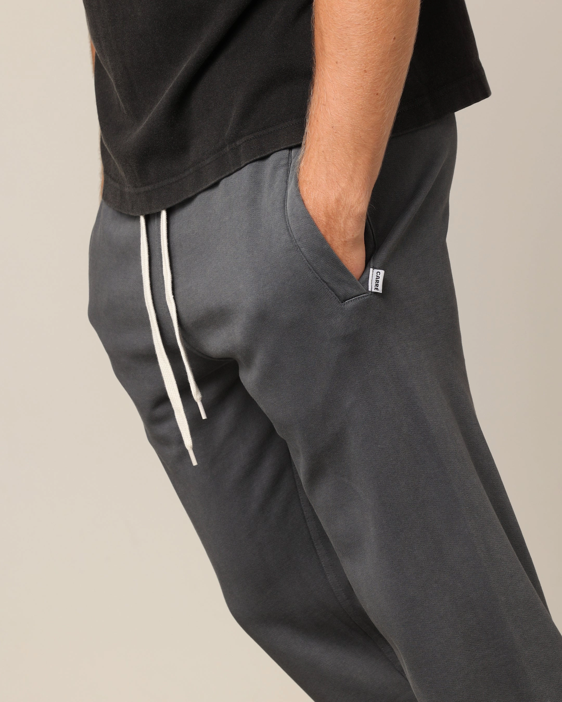 Wrinkle Resistant Snag Proof Fabric Carr?? Blanc Sweatpants Vintage Grey