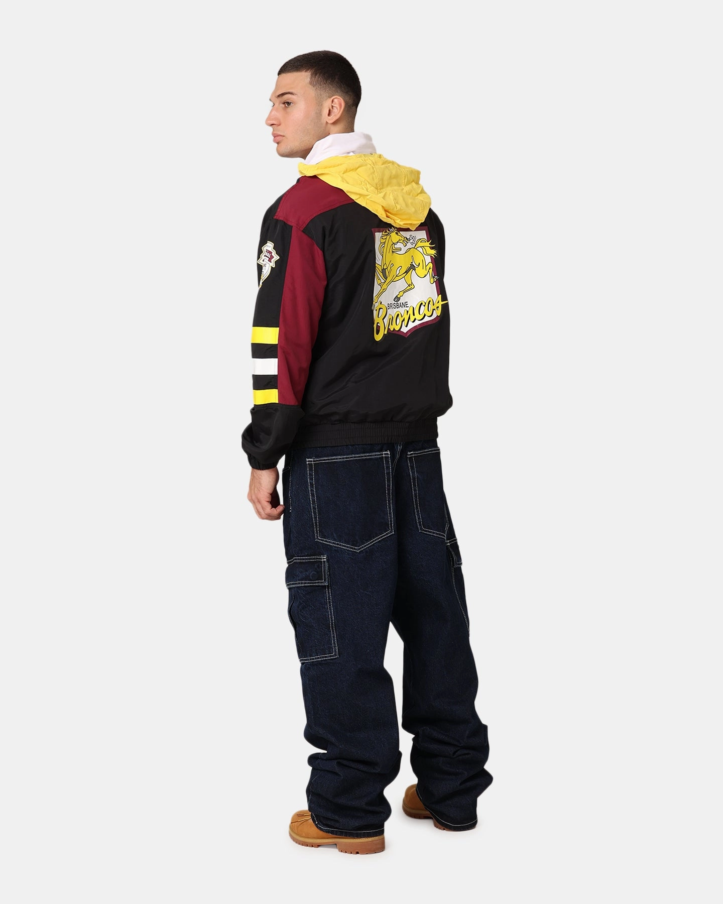 Mitchell & Ness Brisbane Broncos 1992 Grand Final Spray Jacket Multicolour Affordable Quilted Panels
