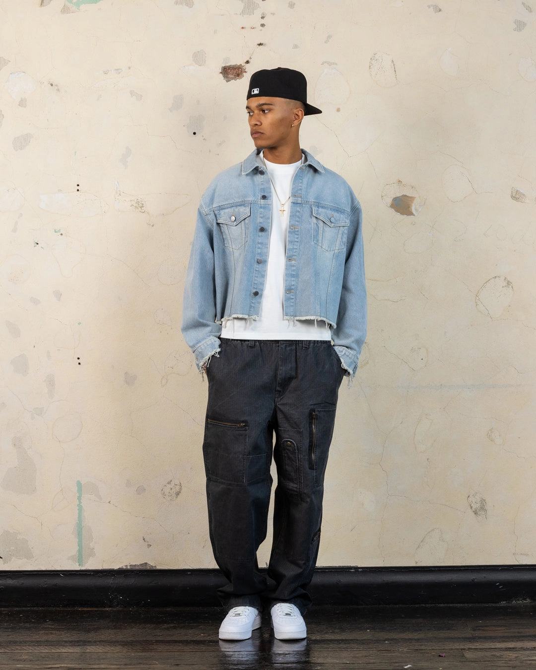 404 Riptide Cropped Jacket Blue Wash Flexible Fit