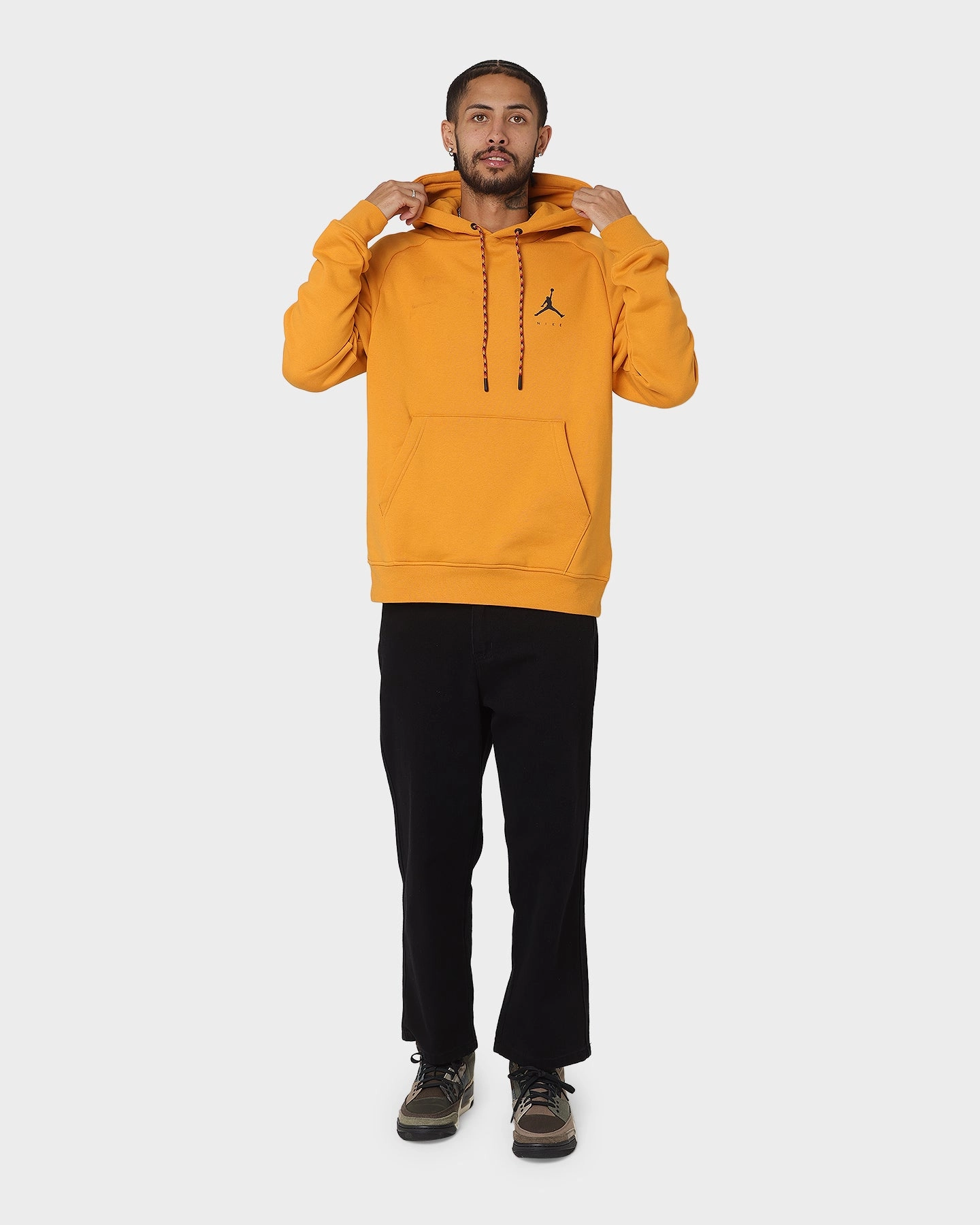 Jordan Jumpman Fleece Pullover Hoodie Light Curry Charm