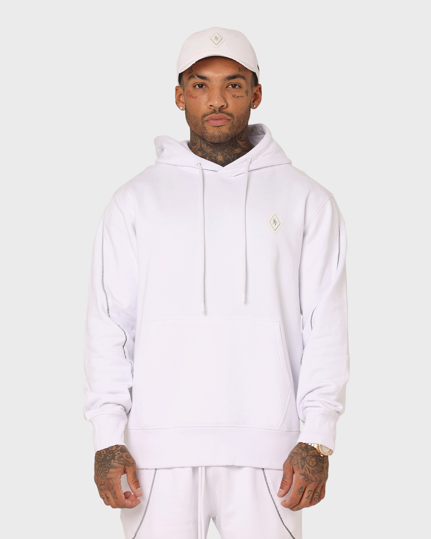Saint Morta Polaris Hoodie White/3M Disrupt Awareness