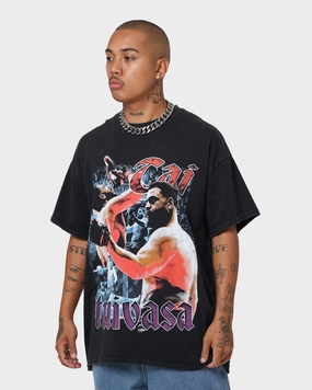 Fashion Comfort Weekend Comfort Wear Goat Crew X Tai Tuivasa Bam Bam Vintage T-Shirt Washed Black