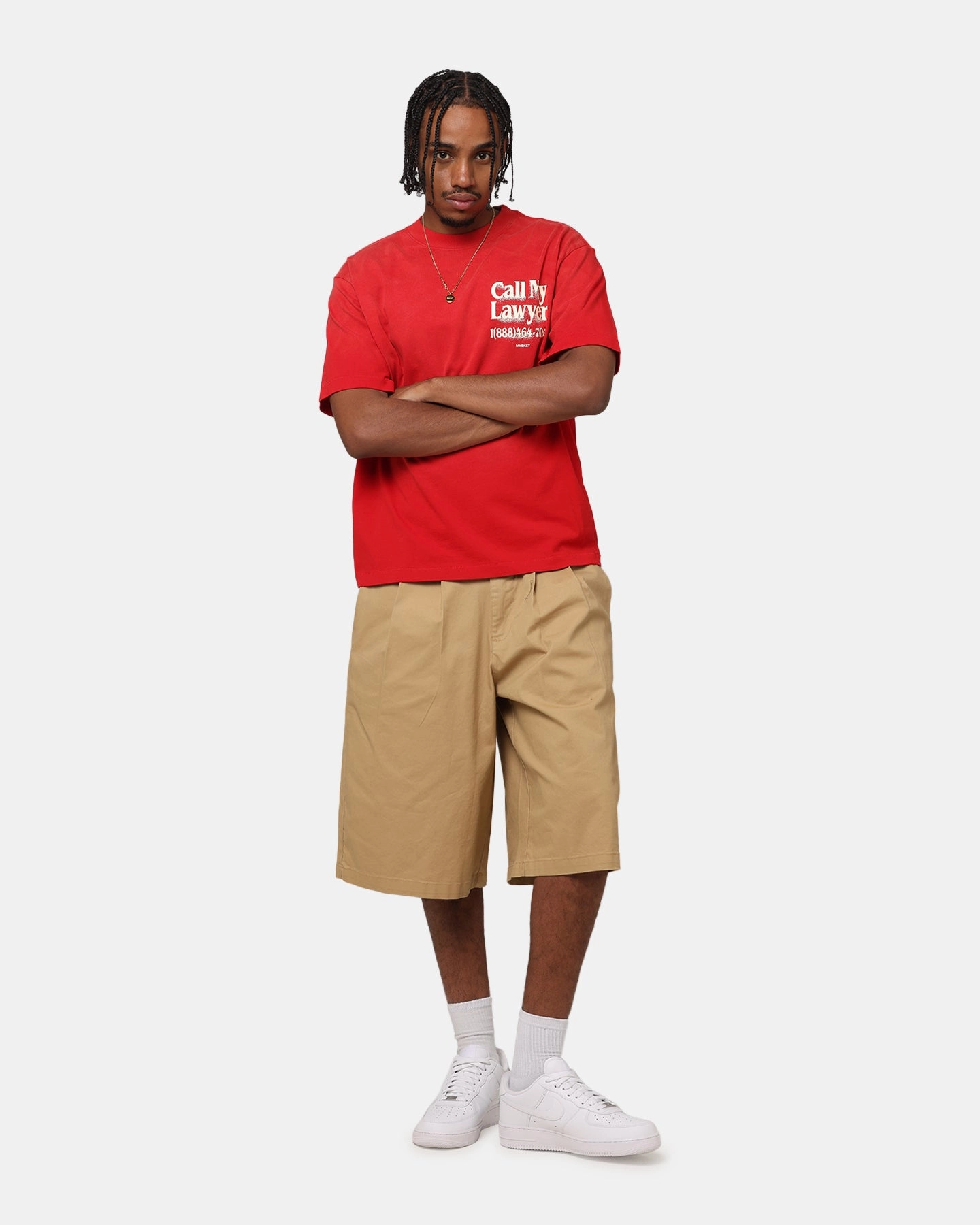 Market Call My Lawyer 3D T-Shirt Red ColorfastFabricTech