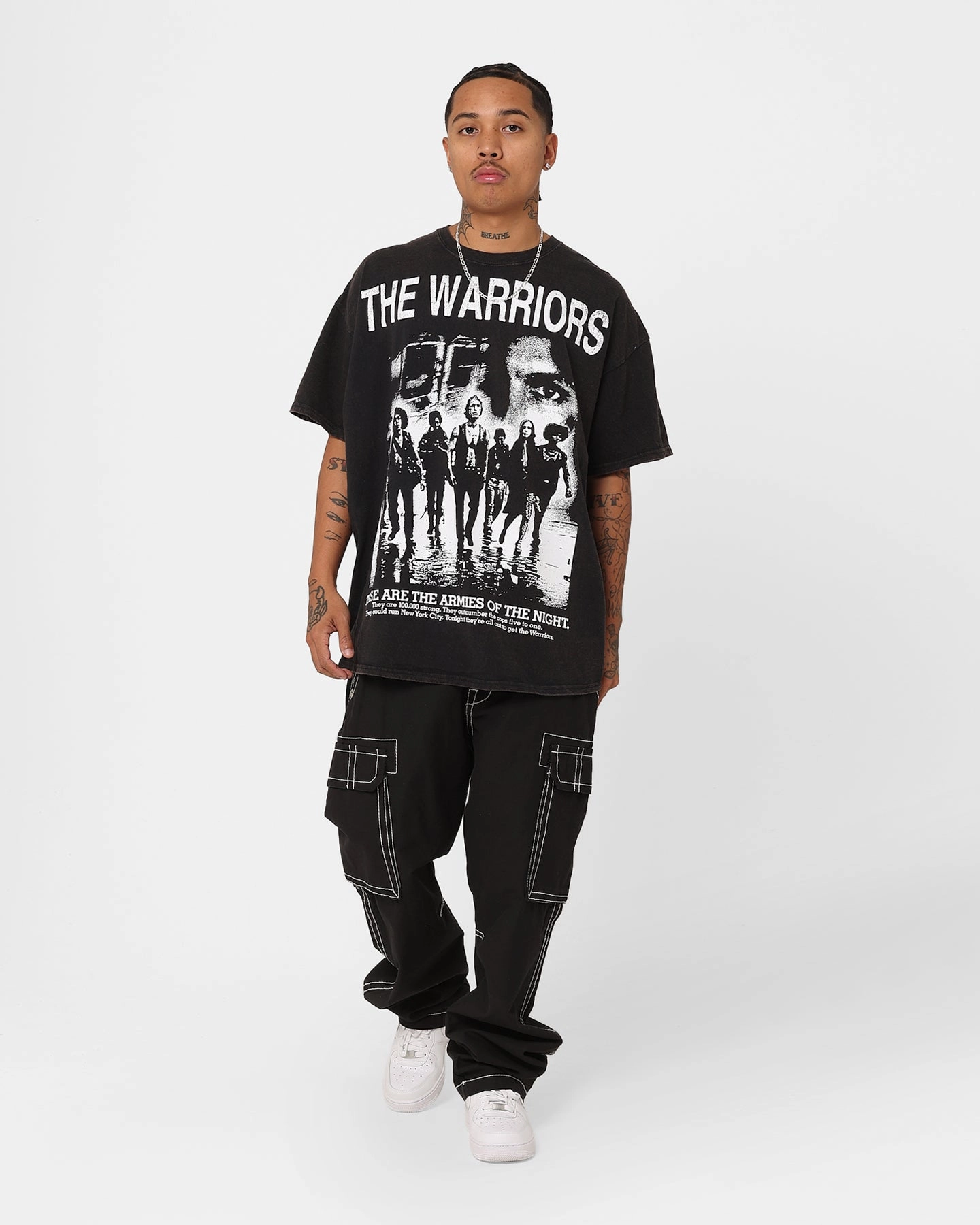 American Thrift X The Warriors Warriors Night T-Shirt Black Wash Weekend Comfort Style
