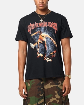 Effortless Daywear Goat Crew X Chainsaw Man T-Shirt Black