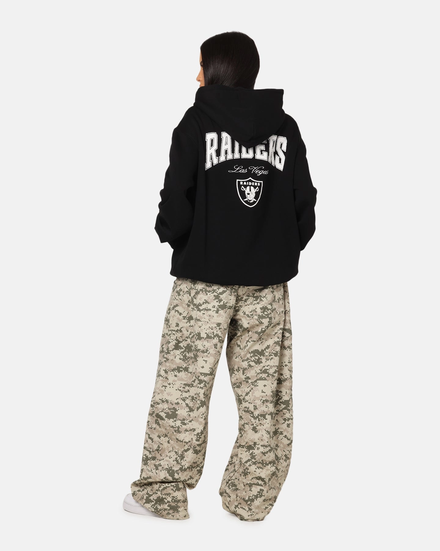 Majestic Athletic Las Vegas Raiders Champs Serial Mono Hoodie Black online purchase Surf