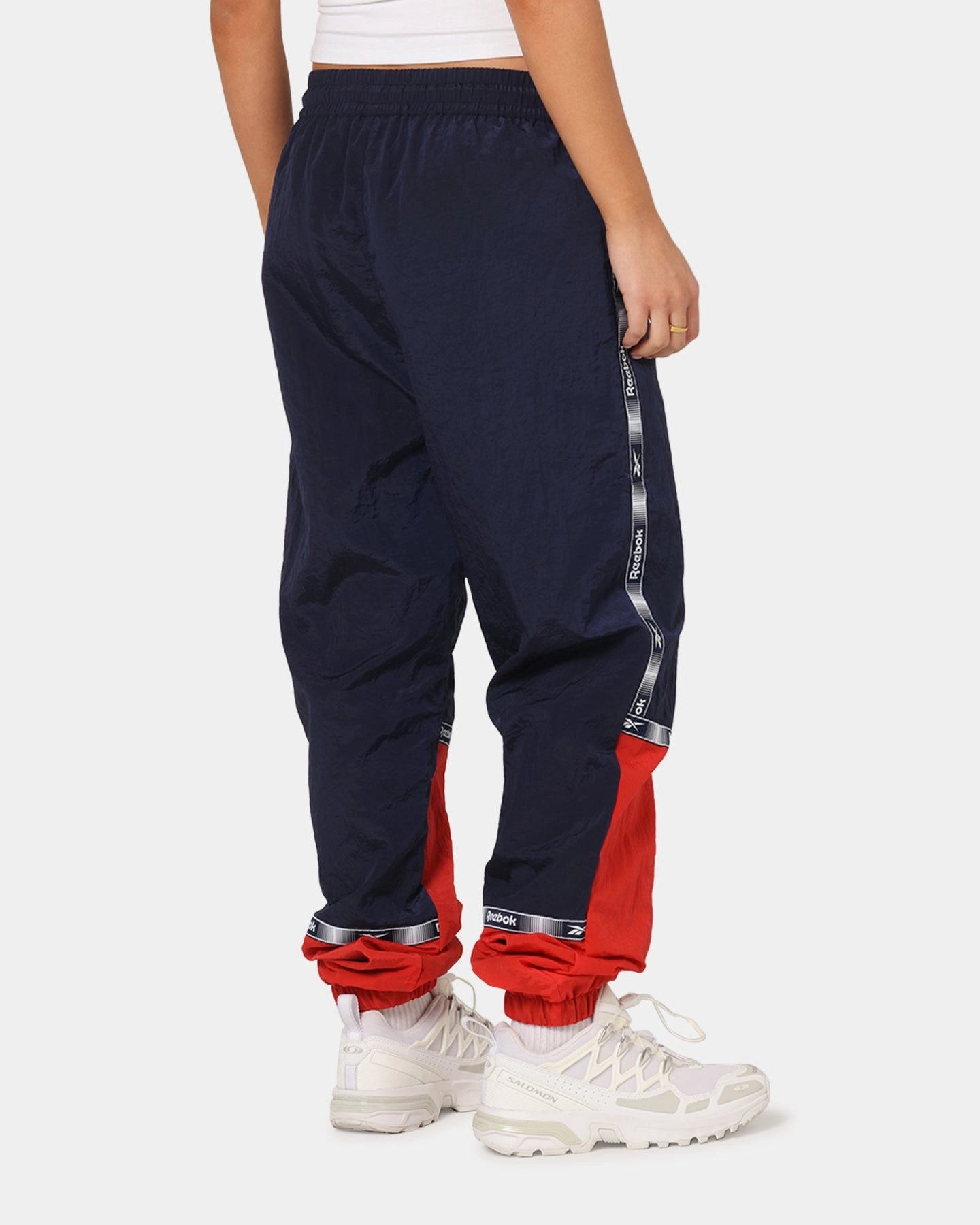 Stay Dry Reebok Colour Block Joggers Navy/Red