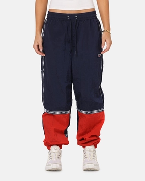 Reebok Colour Block Joggers Navy/Red Reflective Trim Options Comfort Design